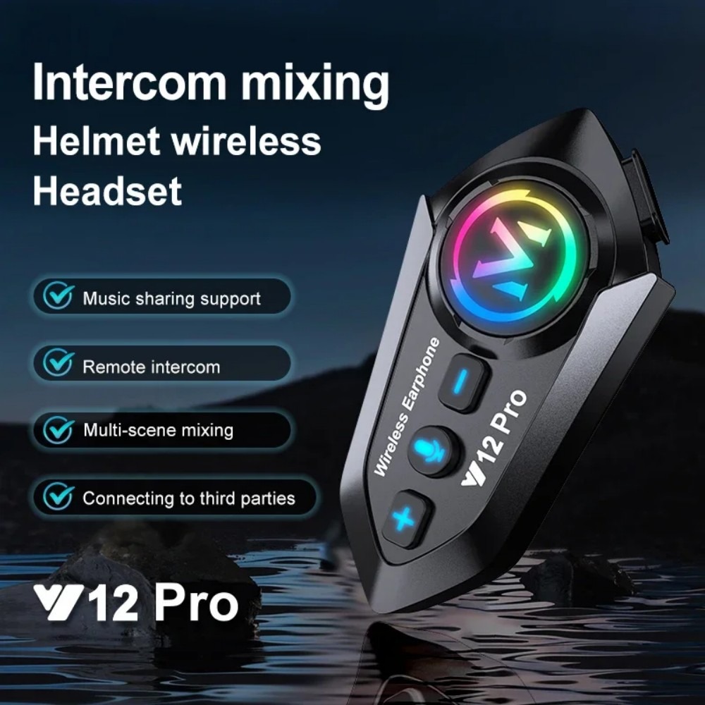 오토바이 헬멧용 인터콤 헤드셋 1개 또는 2개, 500 - Full Face Motorcycle Helmet With Bluetooth 리뷰 및 가격