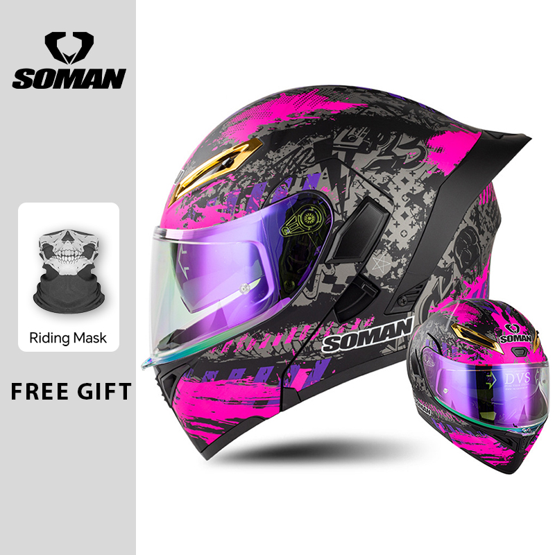 유니섹스 DOT 승인 듀얼 바이저 플립업 오토바이 헬멧 - Modular Flip Up Motorcycle Helmet Dot Approved 리뷰 및 가격