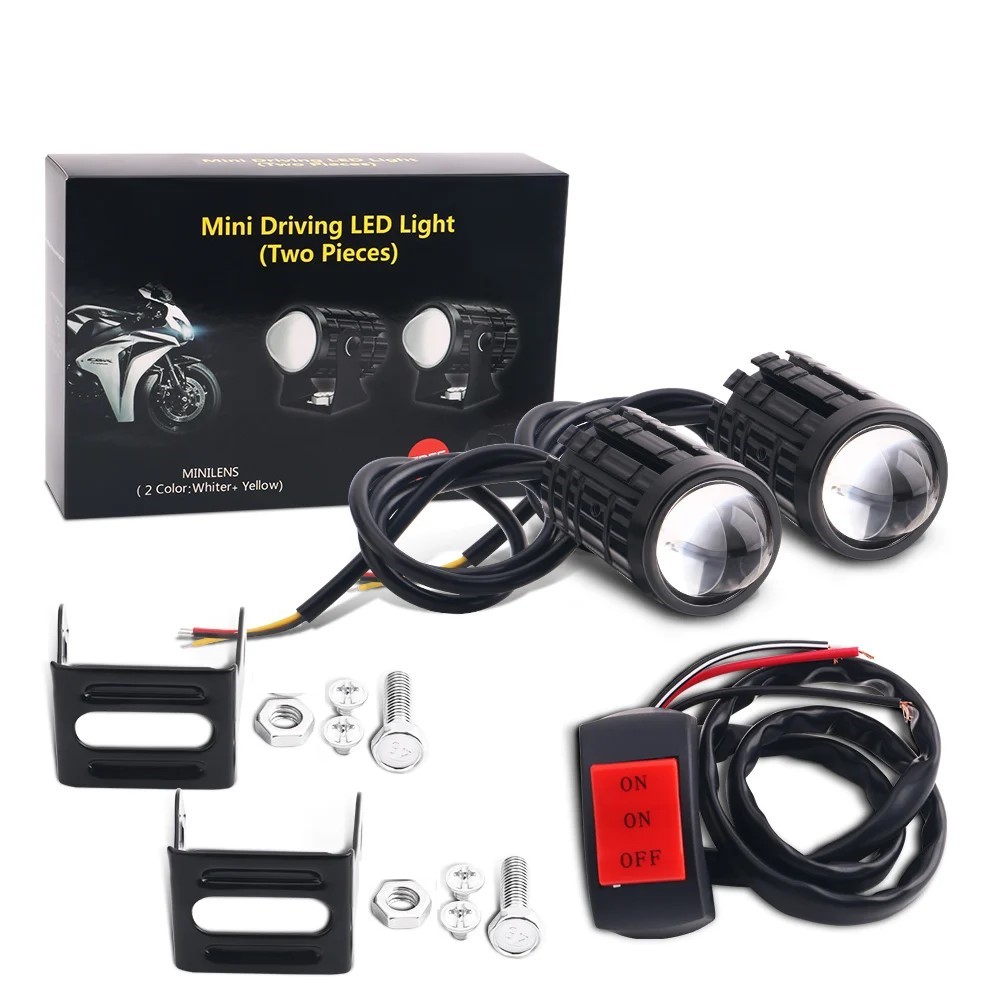 유니버설 오토바이 LED 헤드라이트 프로젝터 렌즈 듀얼 - Universal Motorcycle Led Headlight Projector 리뷰 및 가격