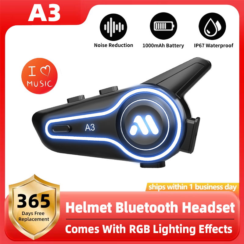 신형 A3 오토바이 헬멧 블루투스 헤드셋 소음 감소 방 - Full Face Motorcycle Helmet With Bluetooth 리뷰 및 가격