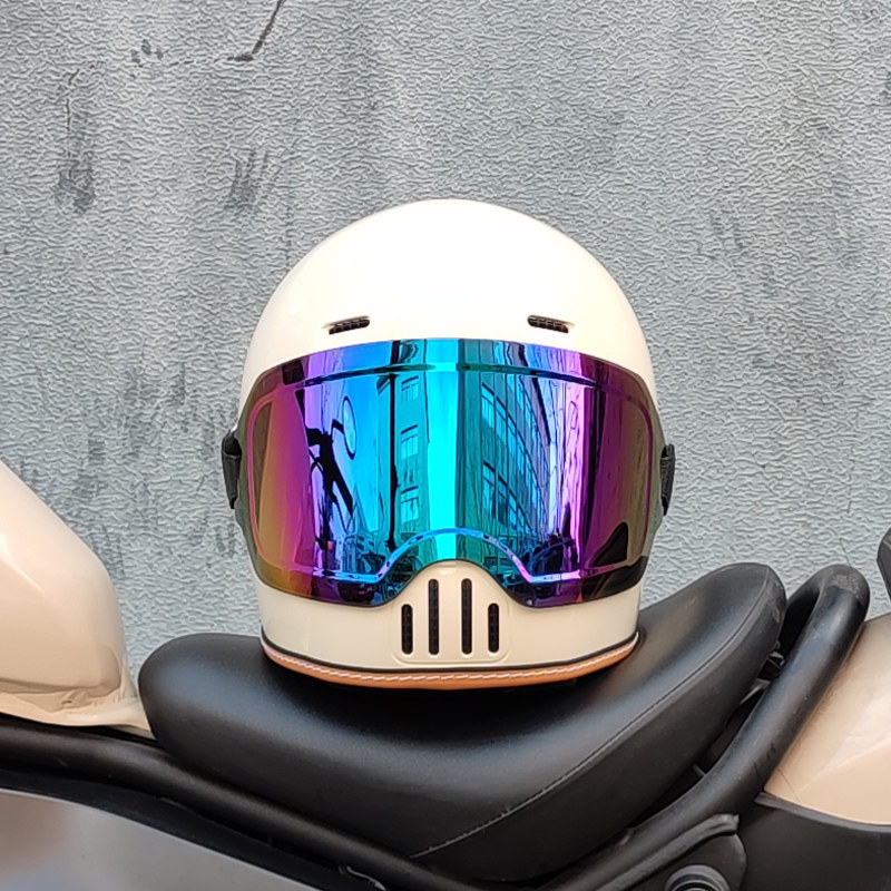 ORZ CE DOT 승인 레트로 풀페이스 오토바이 헬멧 - Full Face Motorcycle Helmet With Bluetooth 리뷰 및 가격
